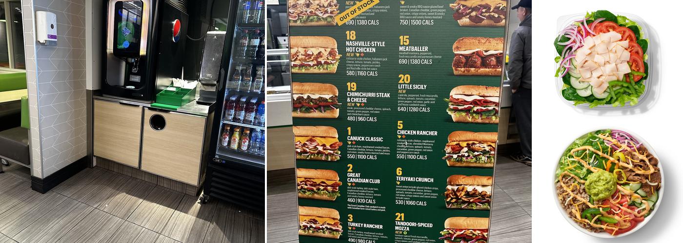 Subway Menu