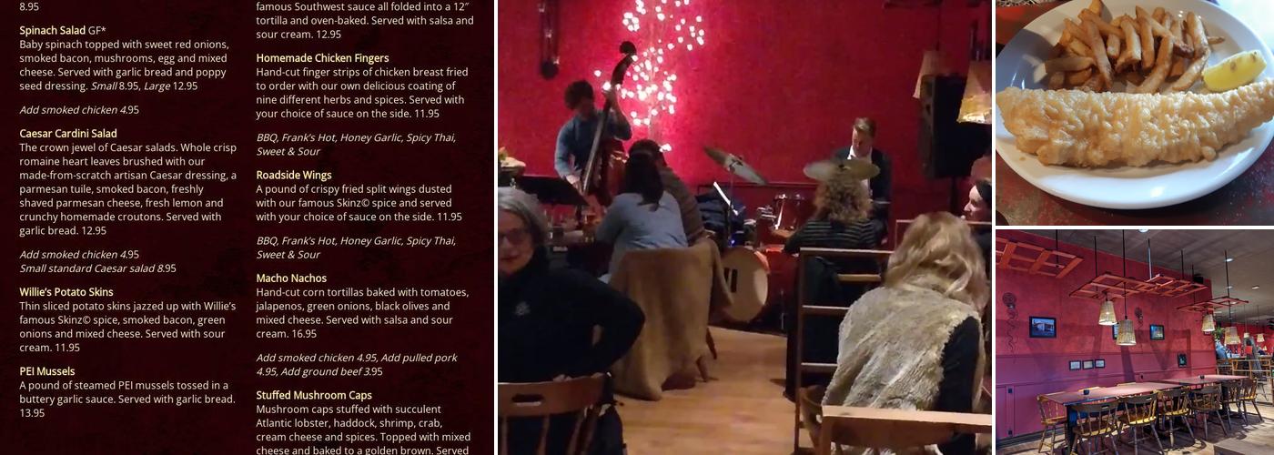 Roadside Willies Smokehouse & Bar Menu