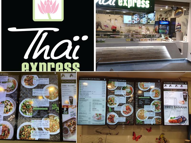 Thai Express Restaurant Truro Menu