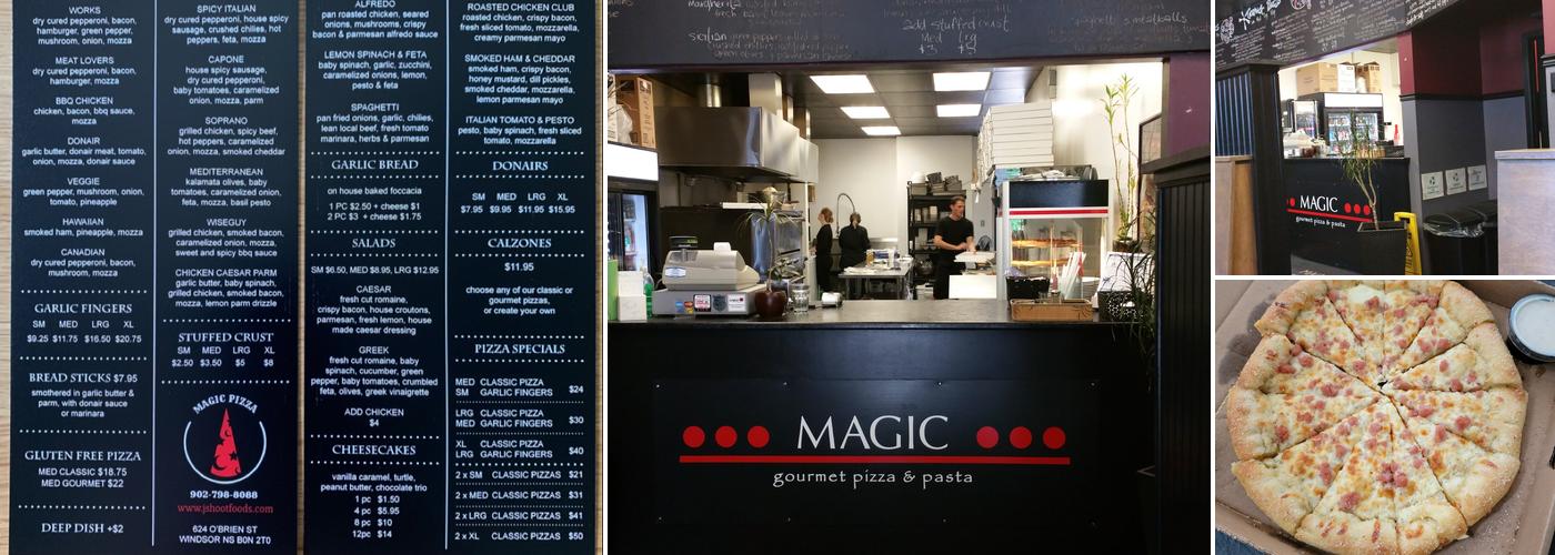 Magic Pizza Menu