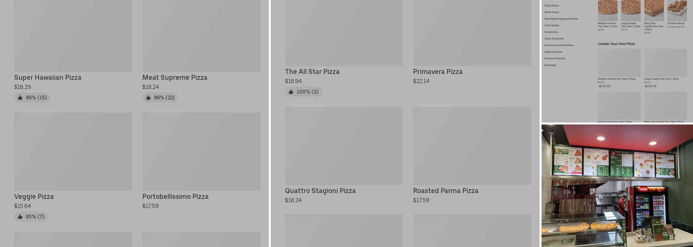 Pizza Nova Menu