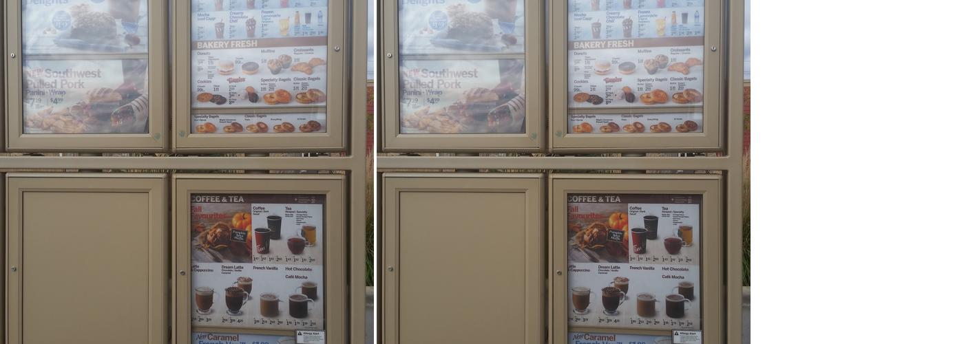 Tim Hortons Menu