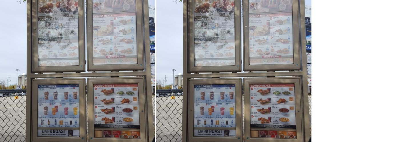 Tim Hortons Menu