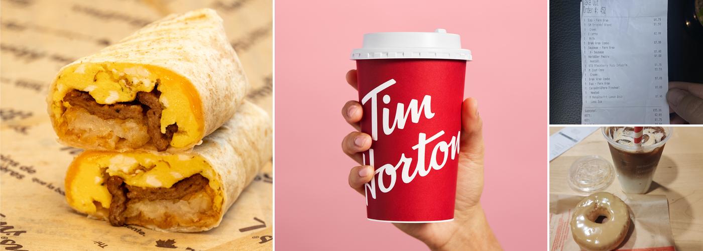Tim Hortons Menu