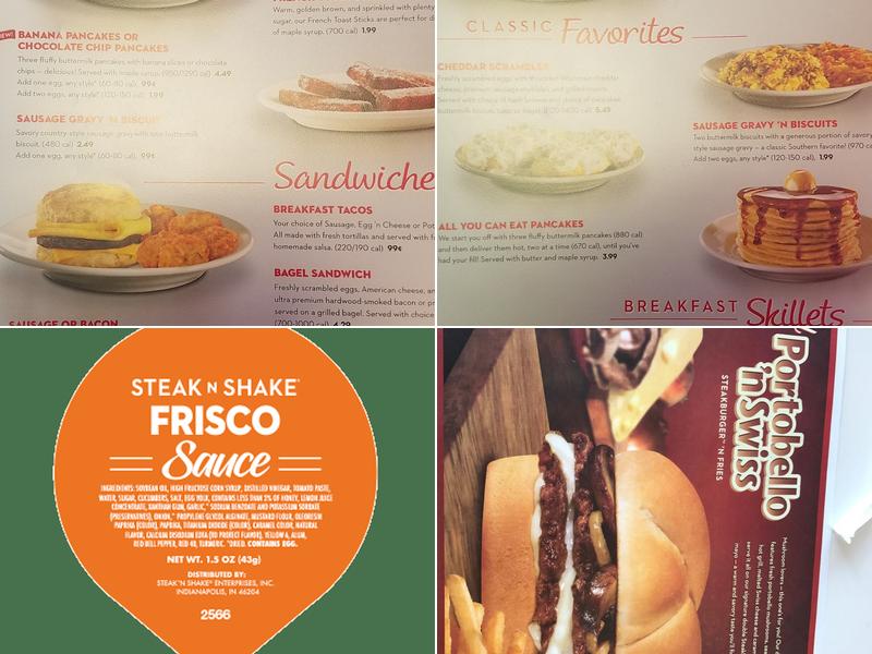 Steak 'n Shake Menu