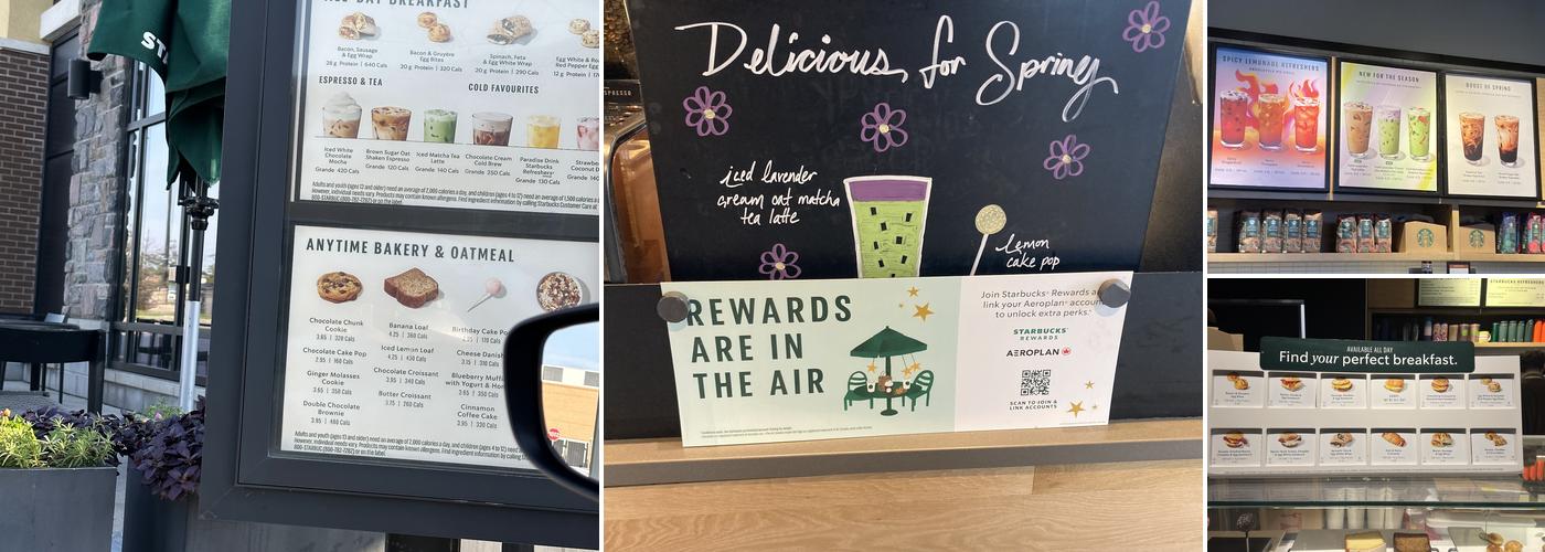 Starbucks Menu