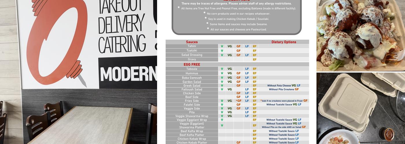 Osmow's Shawarma Menu