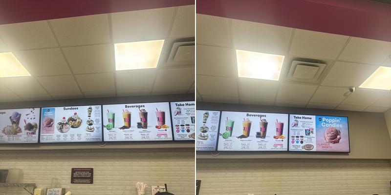 Baskin Robbins Menu