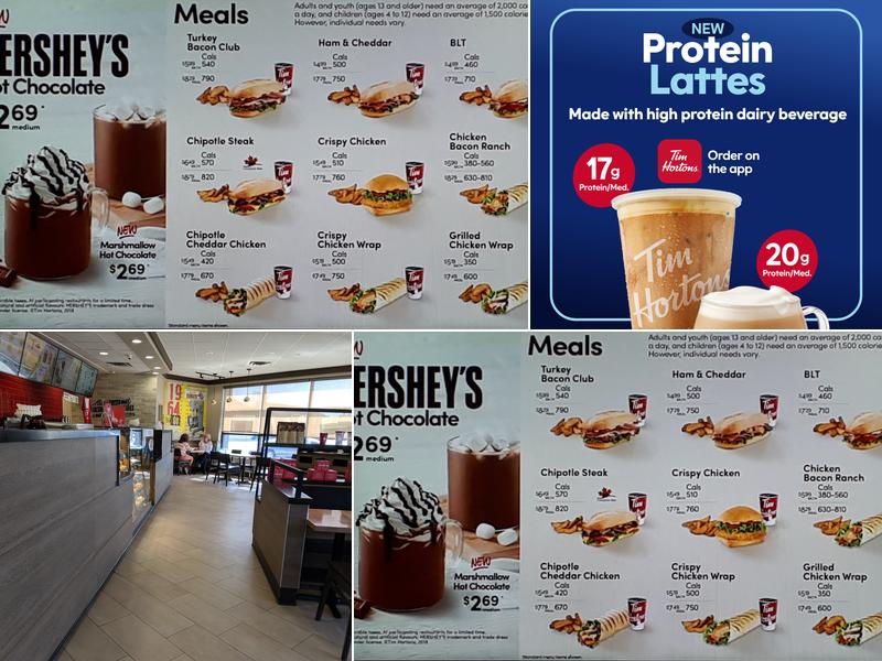Tim Hortons Menu