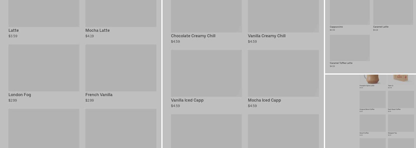 Tim Hortons Menu