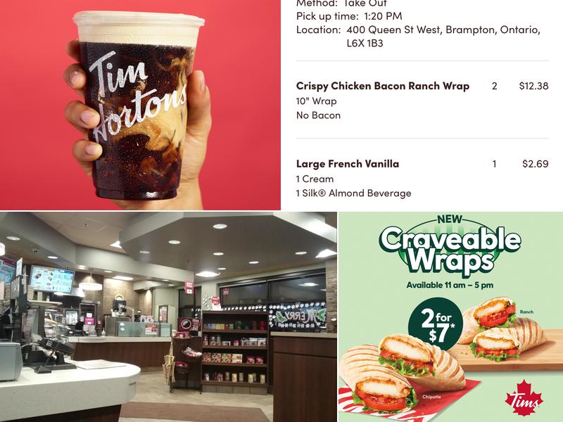 Tim Hortons Menu