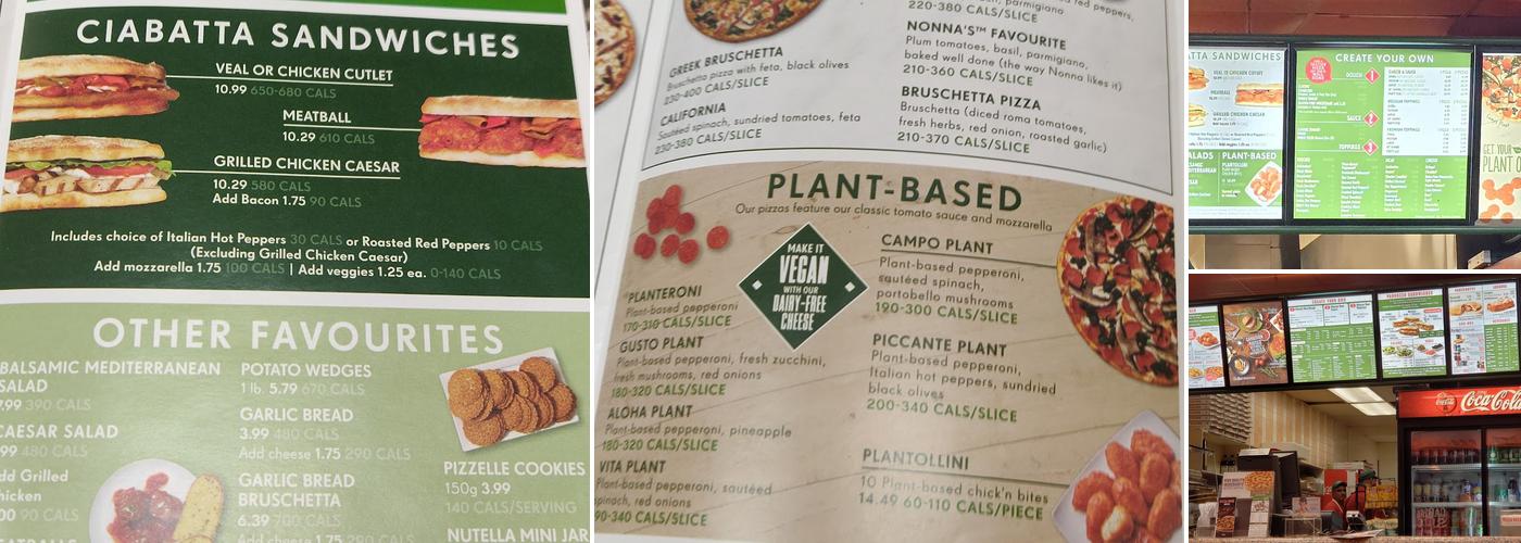 Pizza Nova Menu