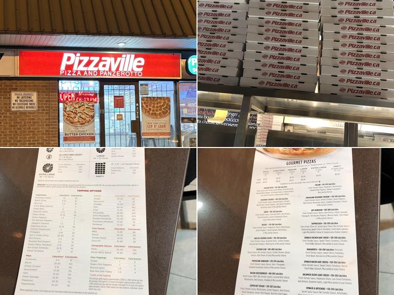 Pizzaville Menu
