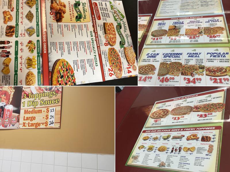 Popular Pizza Menu
