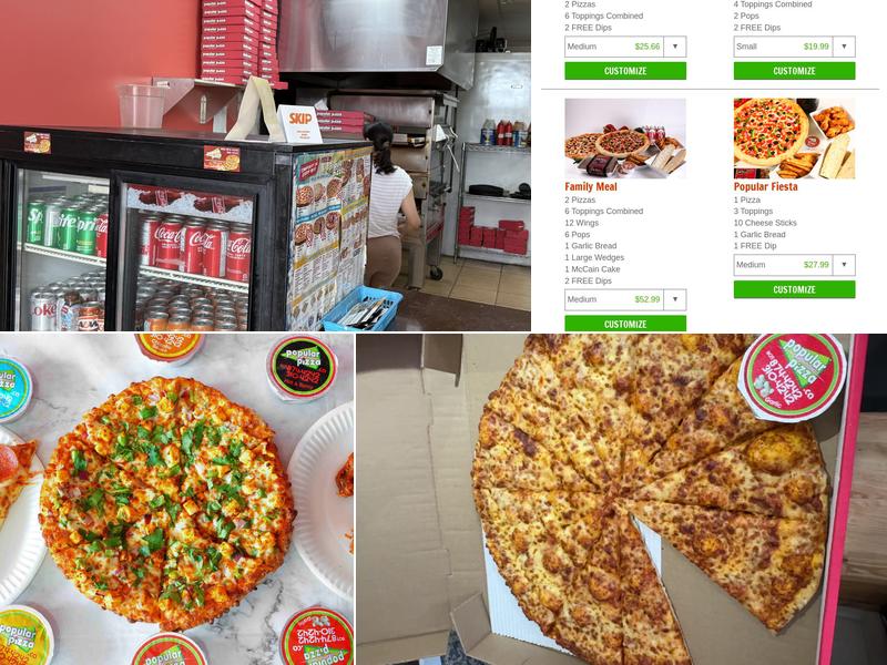 Popular Pizza Menu