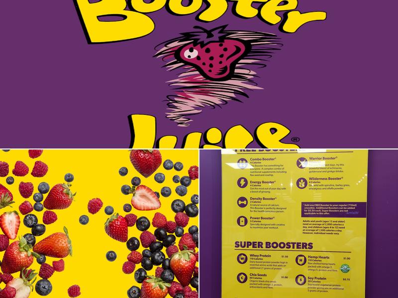 Booster Juice Menu