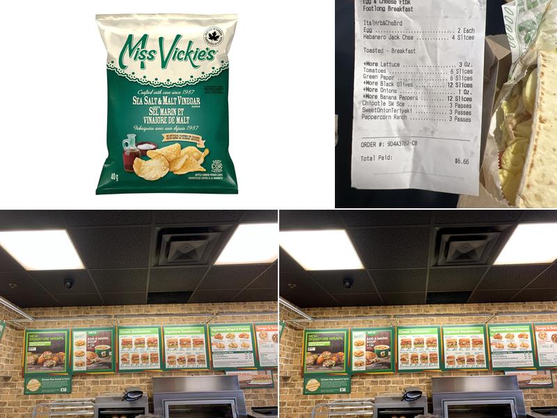 Subway Menu