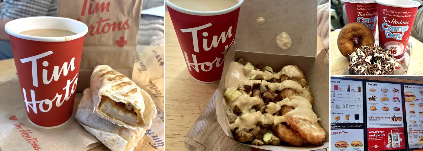 Tim Hortons Menu