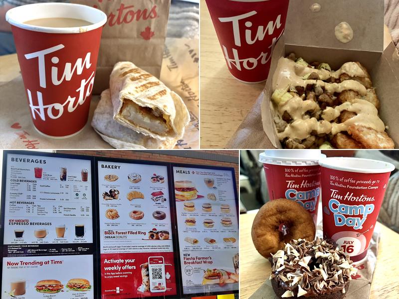 Tim Hortons Menu
