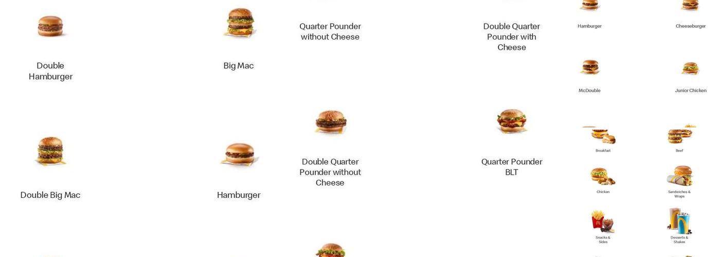 McDonald's Menu