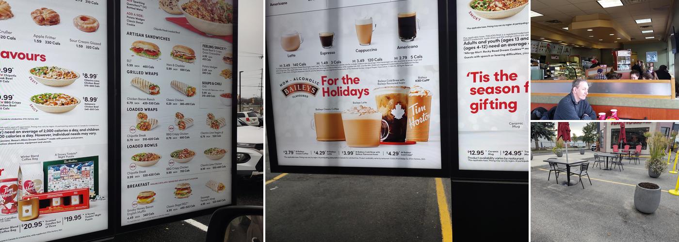 Tim Hortons Menu