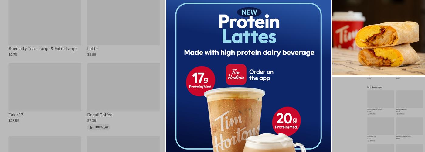 Tim Hortons Menu