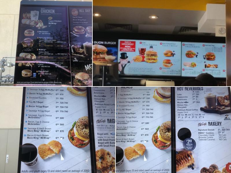 McDonald's Menu