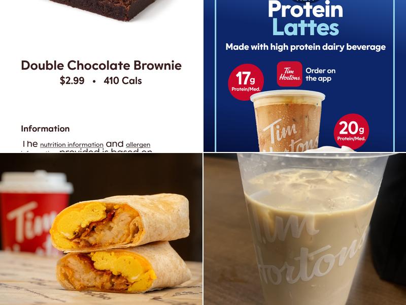 Tim Hortons Menu