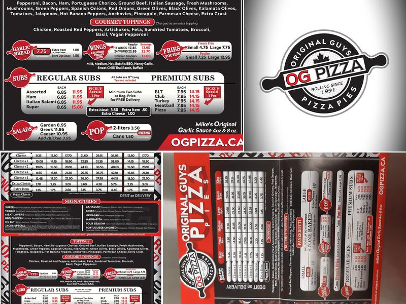 Original Guys Pizza Pies - OG Pizza (Chatham) Menu