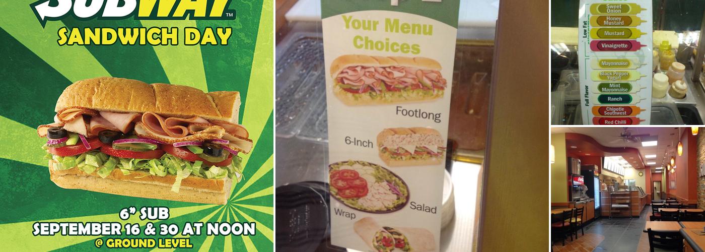 Subway Menu