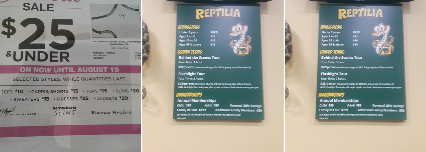 Tim Hortons Menu