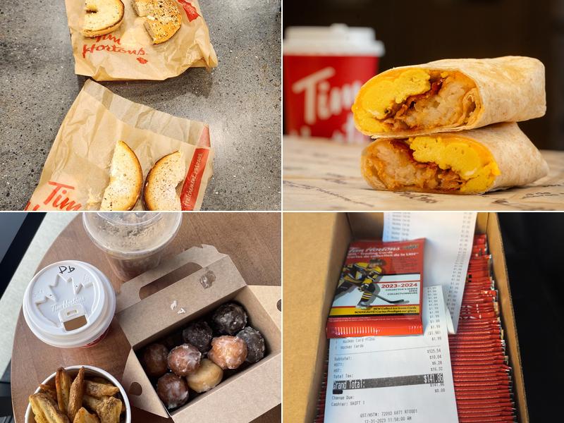 Tim Hortons Menu