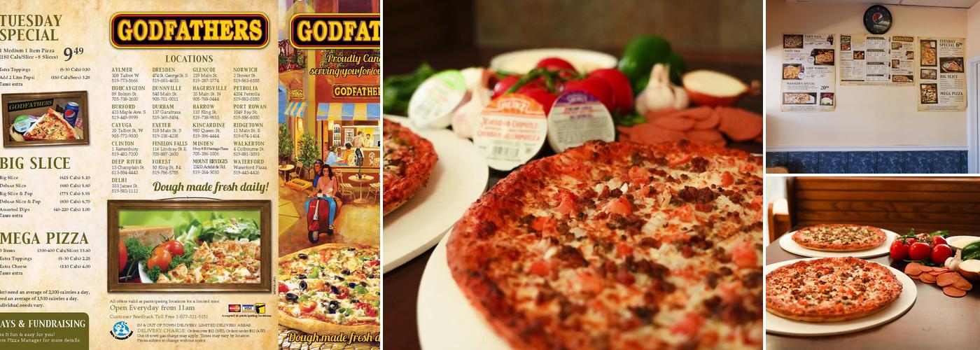 Godfathers Pizza - Deep River Menu