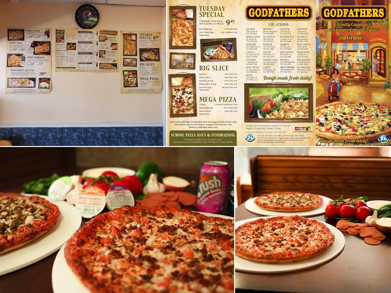 Godfathers Pizza - Deep River Menu