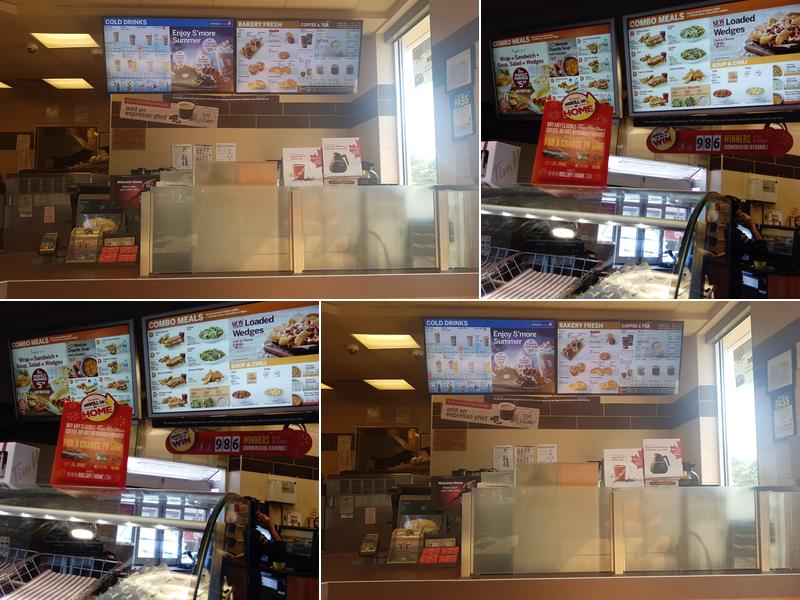 Tim Hortons Menu