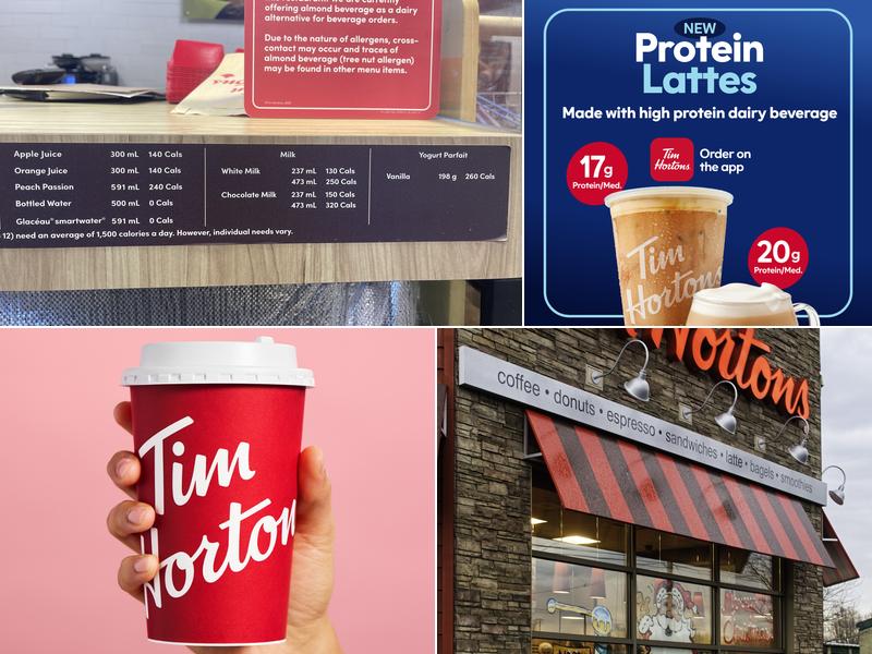 Tim Hortons Menu