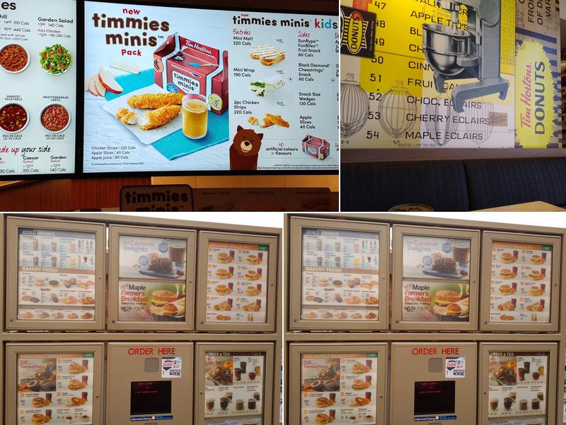 Tim Hortons Menu
