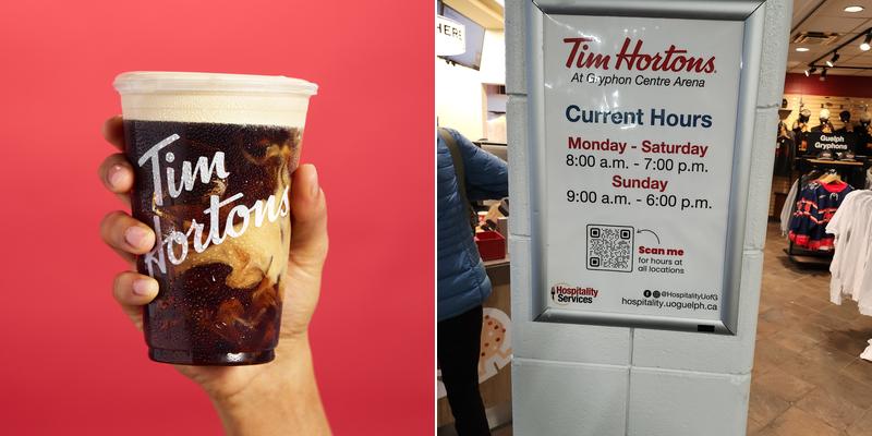 Tim Hortons Menu