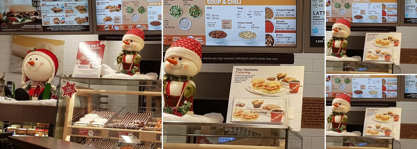 Tim Hortons Menu