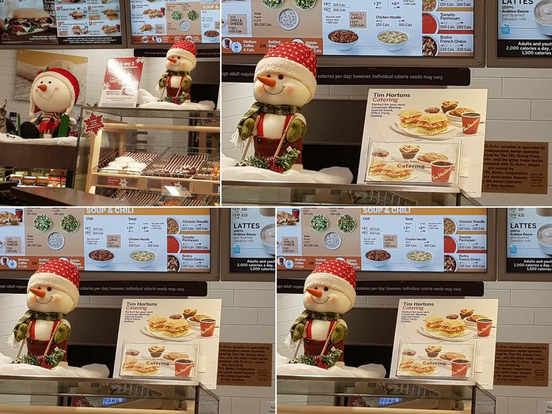 Tim Hortons Menu