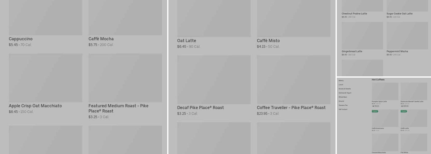 Starbucks Menu