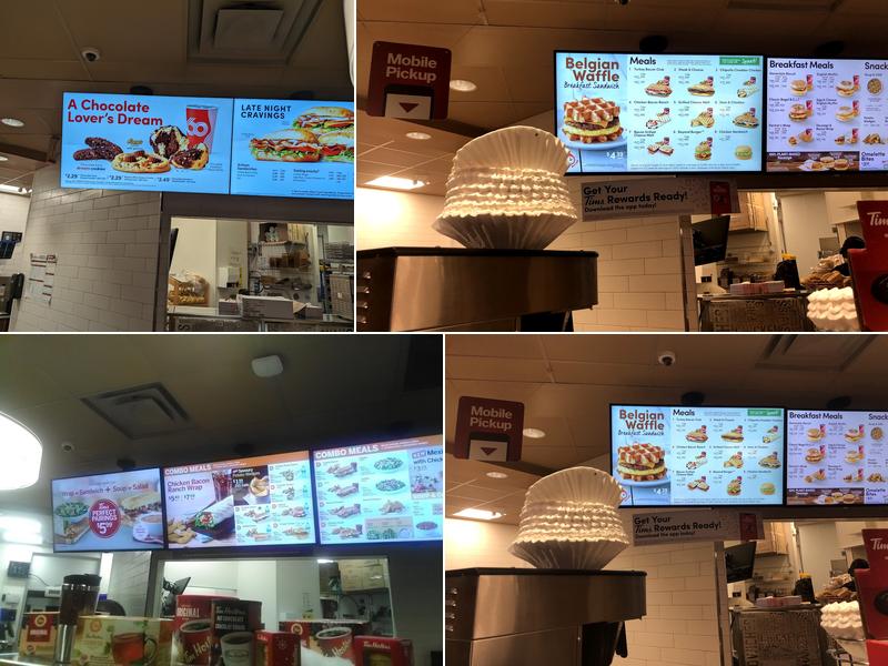 Tim Hortons Menu