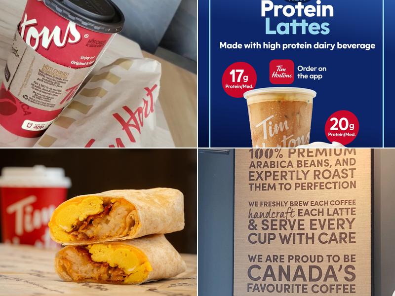 Tim Hortons Menu