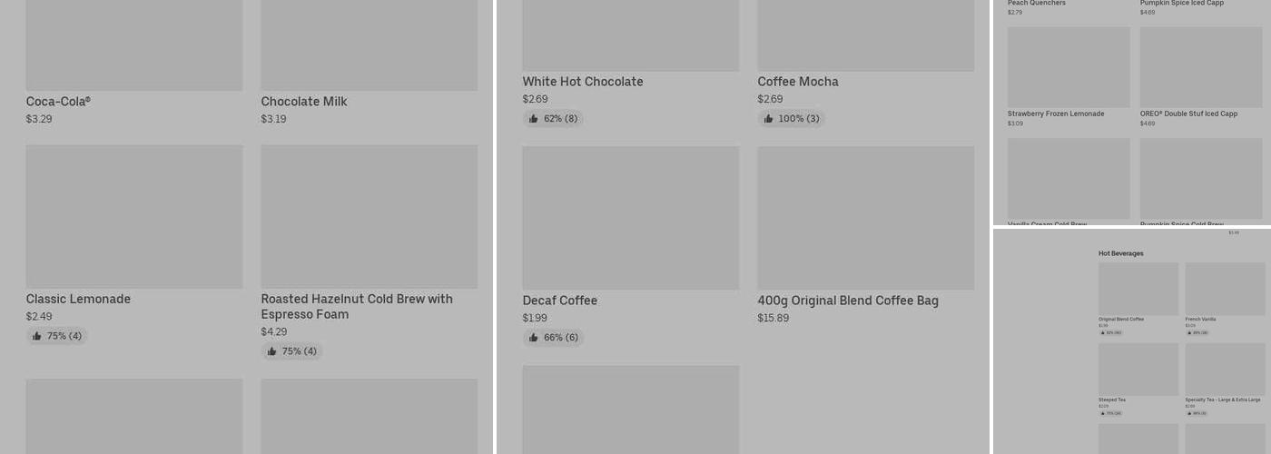 Tim Hortons Menu