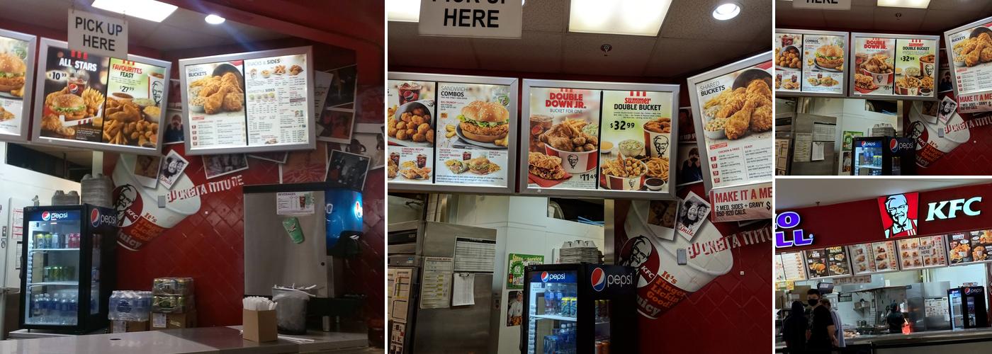 KFC Menu