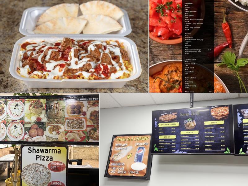 Sana Grill Menu