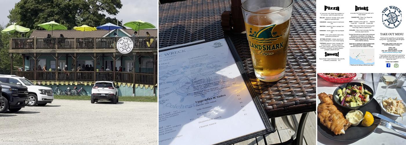 The Wreck at Colchester Harbour Menu