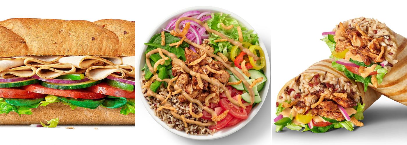 Subway Menu