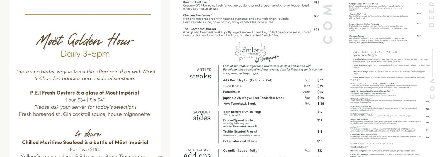 Compass Grill & Lounge Menu
