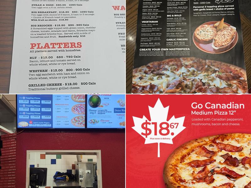 Gabriel Pizza Menu